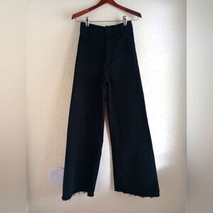 Zara Black Wide Leg Jeans